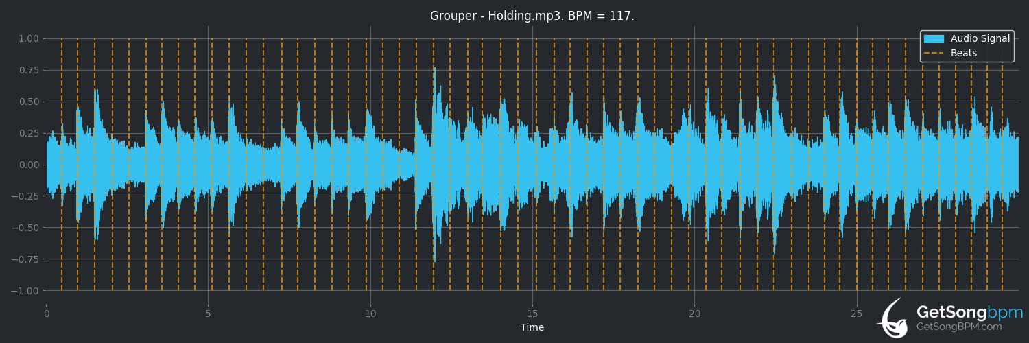 bpm analysis for Holding (Grouper)